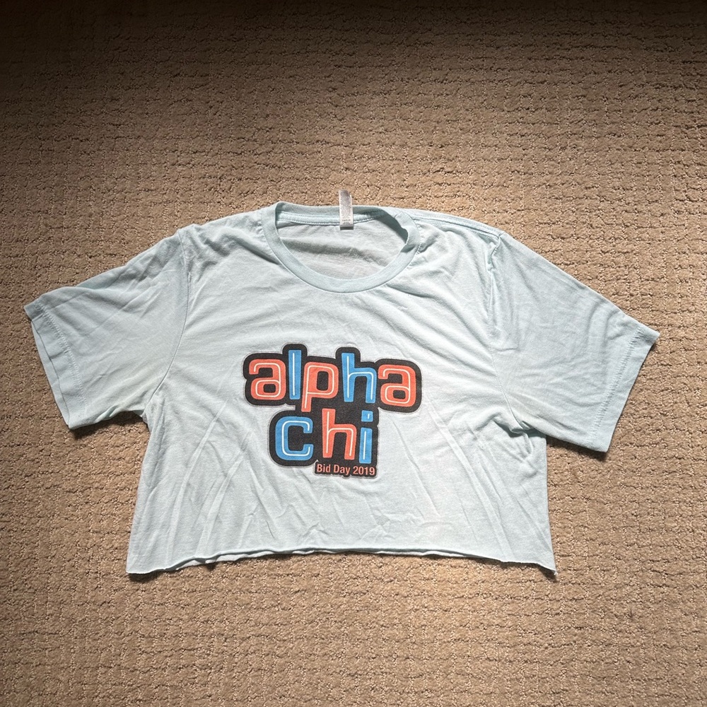 Cropped Alpha Chi Tshirt